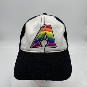 Melonwear Arzona Diamondbacks LGBT Pride Baseball Hat Strapback Rainbow Logo